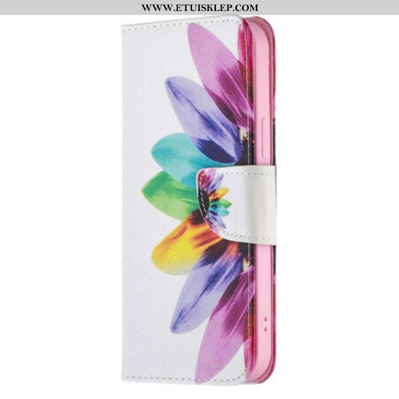 Obudowa Etui Na Telefon do iPhone 13 Pro Max Akwarela Kwiat